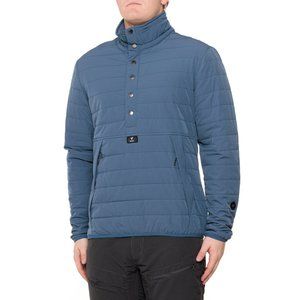 NEW VASSA Madrone Jacket - Snap Neck  Sage Blue  267sn